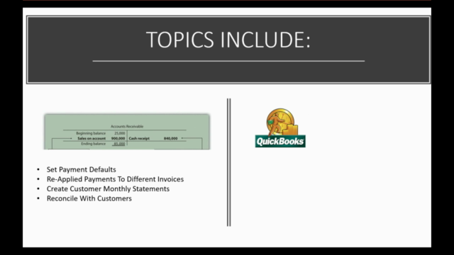 QuickBooks Advanced Customers And Receivables Transactions – Screenshot 2