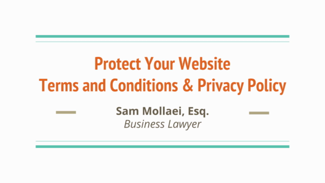 Protect Your Website: Terms and Conditions & Privacy Policy – Screenshot 1