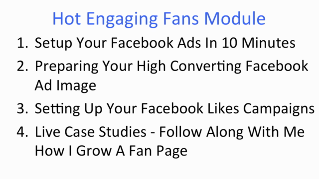 Facebook Ads Marketing Masterclass - Build Raving Fans! – Screenshot 4