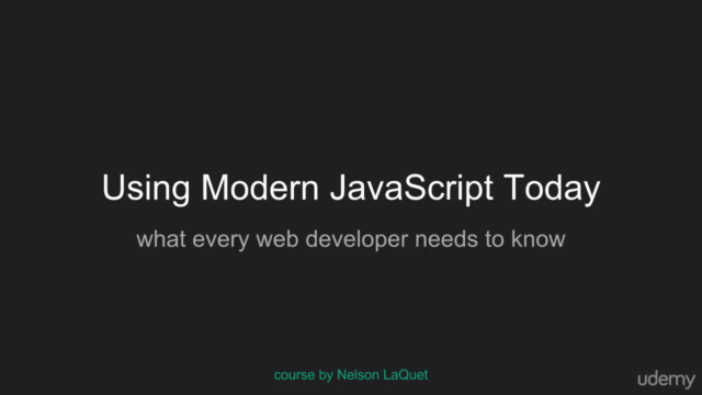 Using Modern JavaScript Today – Screenshot 1
