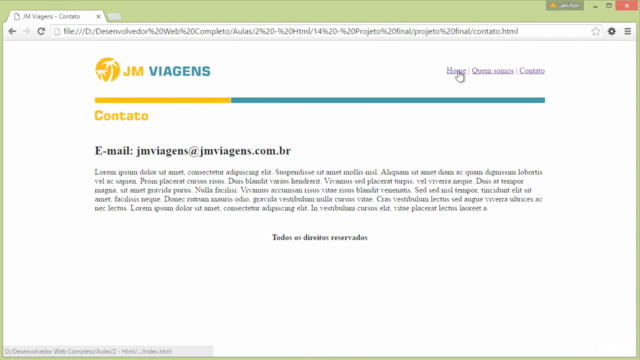 Curso completo de Desenvolvimento Web 2018 - Crie 6 projetos – Screenshot 1