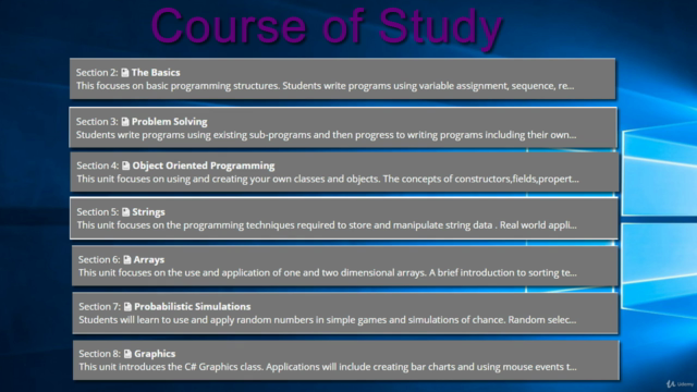 C# Programming for Beginners : The First Steps – Screenshot 3