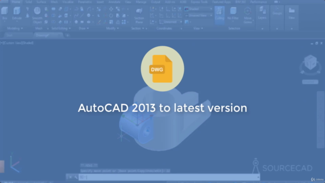 AutoCAD 2D and 3D practice drawings – Screenshot 4