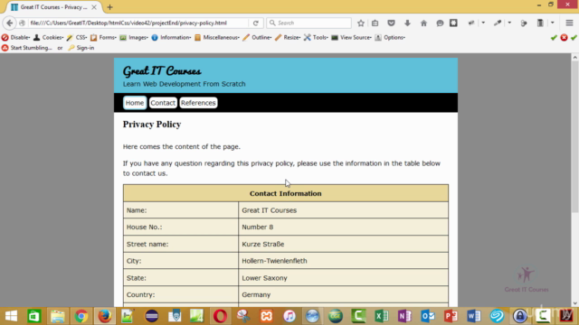Basic HTML CSS and Web Design - Screenshot_03