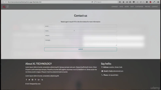Bootstrap 4 Beginners: Code a Responsive Landing Page – Screenshot 3