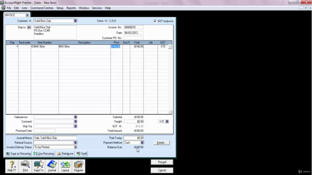 Certificate in MYOB AccountRight Premier Course – Screenshot 3