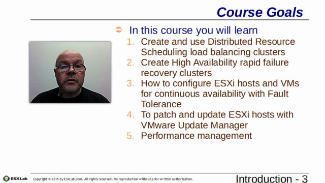 VMware vSphere 6.0 Part 4 - Clusters, Patching, Performance – Screenshot 1