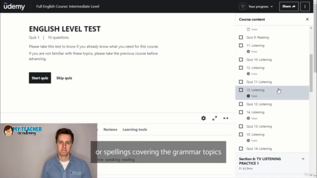 Curso Completo de Inglés – Nivel Intermedio Alto (B2) – Screenshot 4
