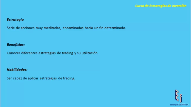 Estrategias de Inversión aplicadas al mundo del trading – Screenshot 1