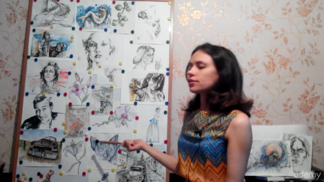 Watercolor realistic orchid painting: step by step workshop – Screenshot 2