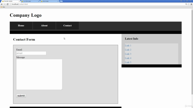 Build a website HTML5 CSS3 Beginner Course - Screenshot_03