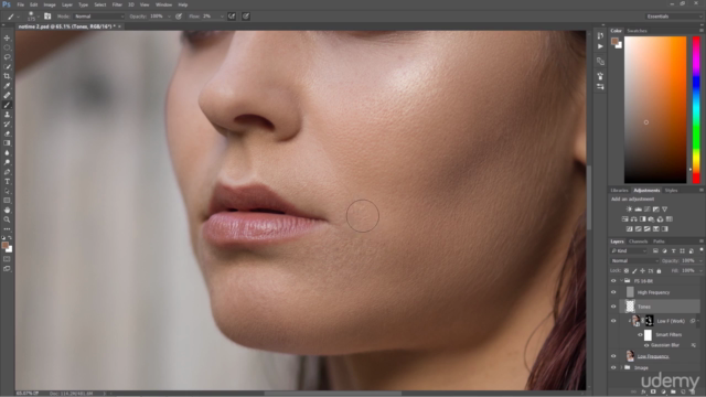 Photoshop CC: Retouching in no time with Actions! – Screenshot 1