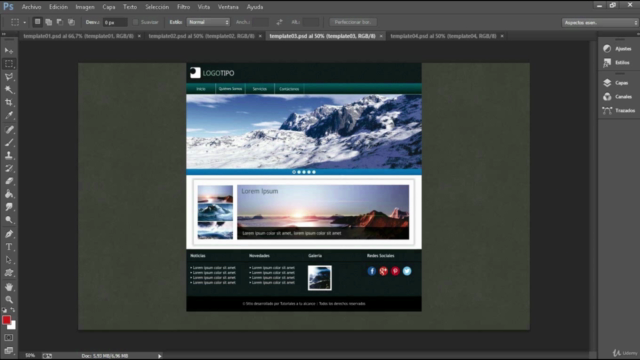 Curso de maquetación web de lo básico a lo avanzado – Screenshot 1