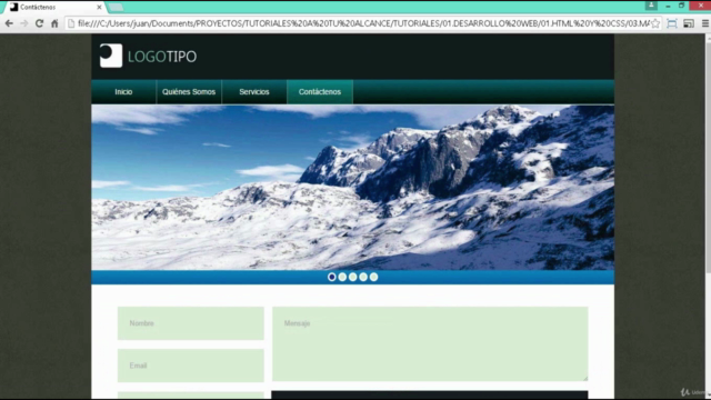 Curso de maquetación web de lo básico a lo avanzado – Screenshot 3