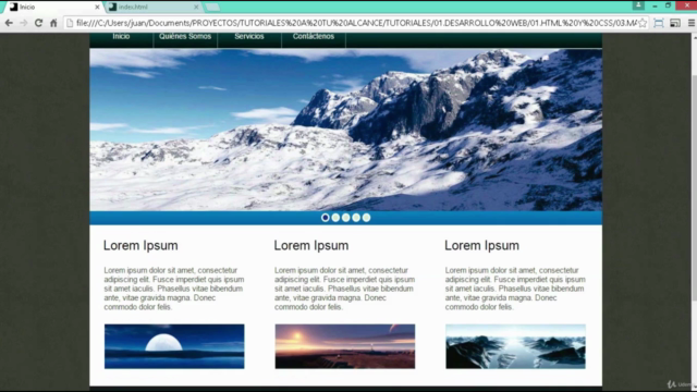 Curso de maquetación web de lo básico a lo avanzado – Screenshot 4