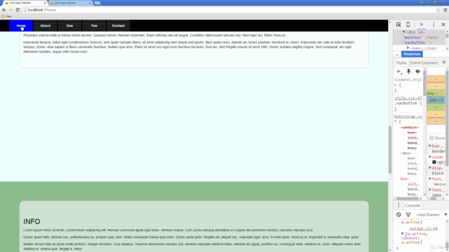 HTML5 CSS3 JQUERY Single Page Website Project from Scratch – Screenshot 3