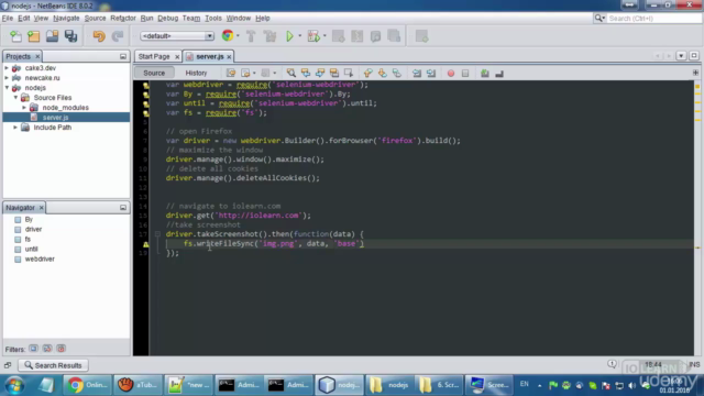 Learn Node.JS Selenium Webdriver – Screenshot 2