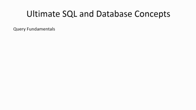 Learn to Build SQL Query| Ultimate SQL and DataBase Concepts – Screenshot 4
