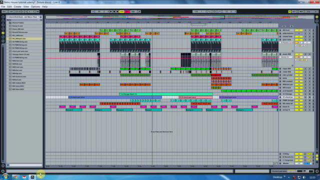 How to produce a Retro Techno House Record in Ableton Music – Screenshot 1