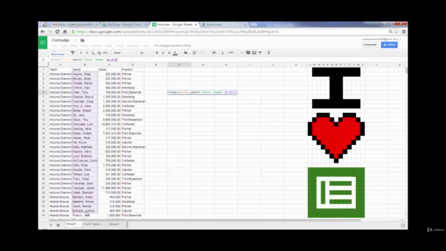 I Heart Google Sheets: Training for Skills Employers Want – Screenshot 4