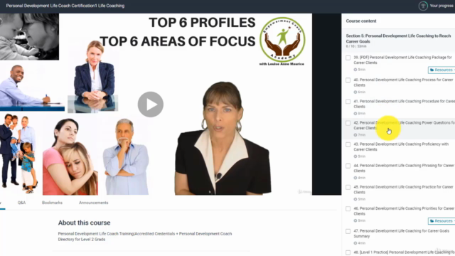 Personal Development Life Coach Certification1 Training – Screenshot 3