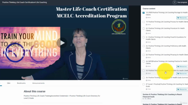 Positive Thinking Life Coach Certification4 Training – Screenshot 3