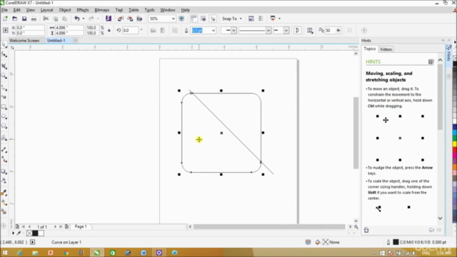 Corel Draw - From Straight Line to A Logo – Screenshot 1