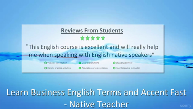 Learn Business English Terms & Accent Fast - Native Teacher – Screenshot 1