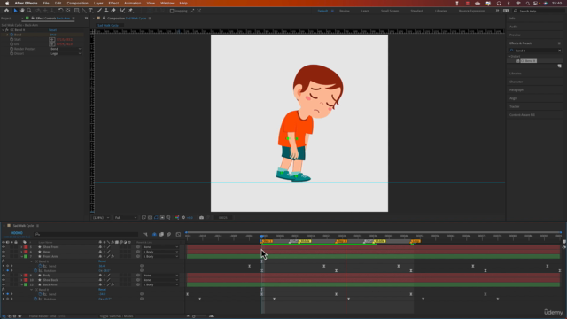 Character Animation: Walk Cycles in Adobe After Effects CC – Screenshot 3