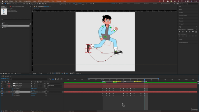 Character Animation: Walk Cycles in Adobe After Effects CC – Screenshot 4