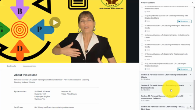 Personal Success Life Coach Certification6 Training – Screenshot 3