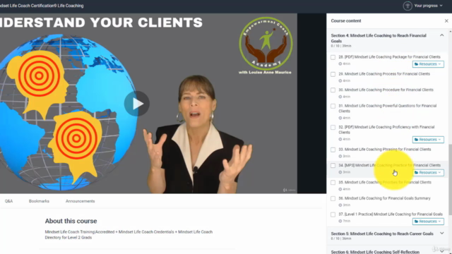 Mindset Life Coach Certification9 Training – Screenshot 3