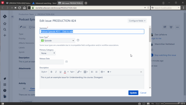 Understanding Jira for users, managers and admins – Screenshot 3
