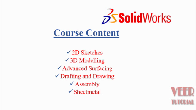 Solidworks 2016 : Ultimate 3D/2D Modelling Course - Screenshot_01