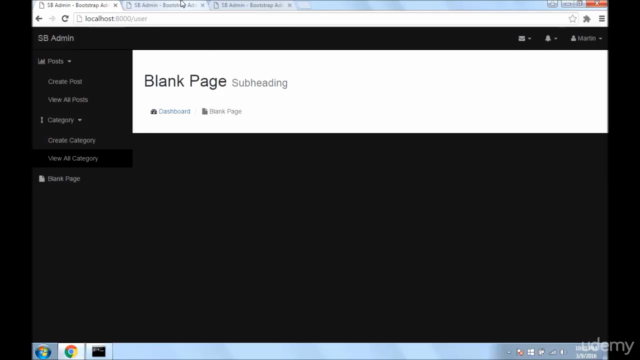 Laravel for Beginners: Make Blog in Laravel 5.2 – Screenshot 2