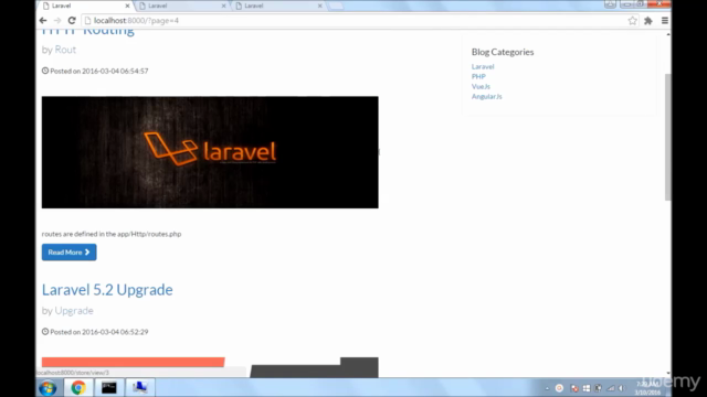 Laravel for Beginners: Make Blog in Laravel 5.2 – Screenshot 3