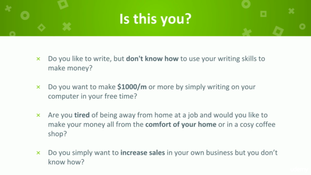 Copywriting - Become a Freelance Copywriter In 7 Days – Screenshot 1