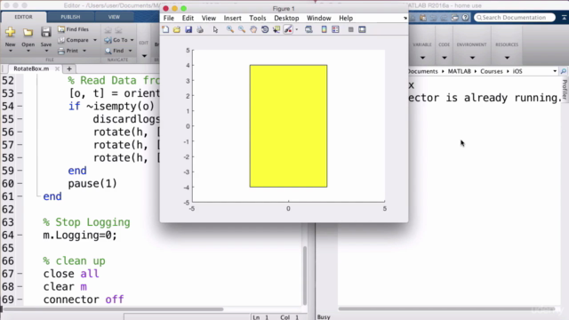 MATLAB Projects with iPhone & iOS Sensors – Screenshot 1