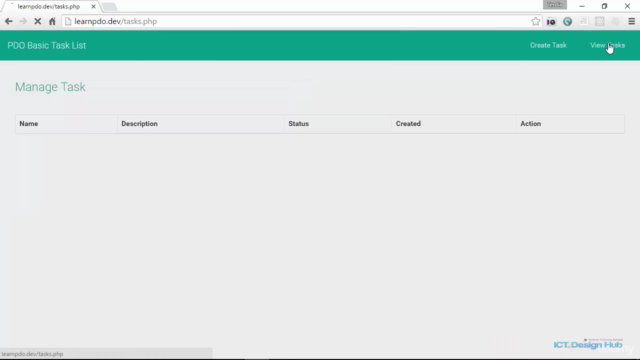 PHP with PDO: Build a Basic Task List with PHP, PDO & MySQL – Screenshot 4