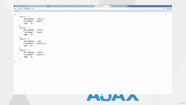 JSON AJAX data transfer to MySQL database using PHP - Screenshot_04