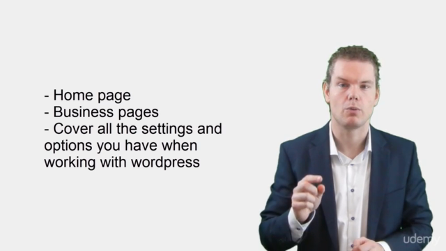 Create a business website with WordPress – Screenshot 3