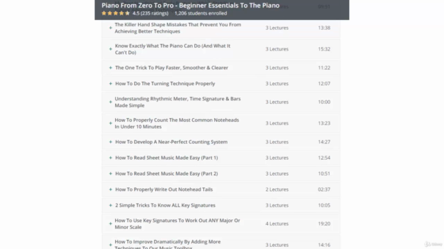 Piano From Zero To Pro - Beginner Essentials To The Piano – Screenshot 2