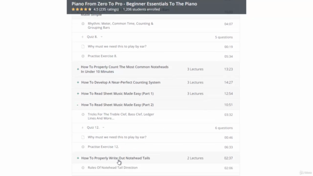 Piano From Zero To Pro - Beginner Essentials To The Piano – Screenshot 4