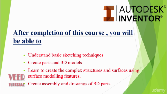 Autodesk Inventor Professional 3D modeling course - Screenshot_04