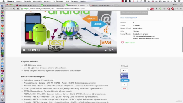 SOAP ve RESTful Web Servisleri ile Android Programlama – Screenshot 1