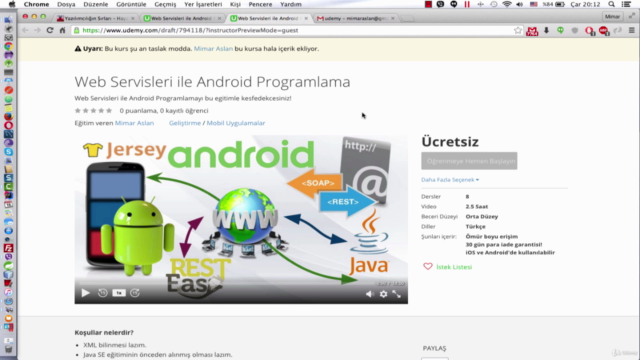 SOAP ve RESTful Web Servisleri ile Android Programlama – Screenshot 4