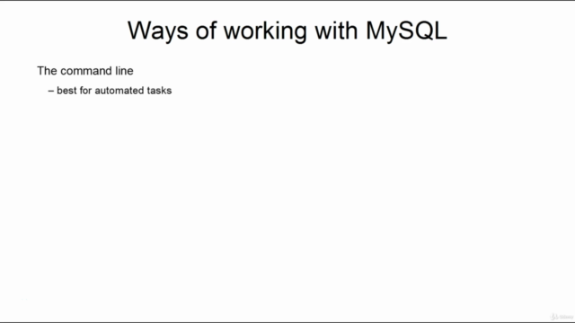 Richard Stibbard's "Practical MySQL" – Screenshot 2