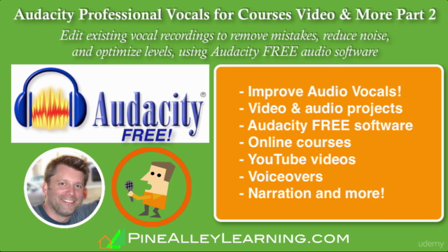 Audacity Professional Vocals for Courses Video & More Part 2 – Screenshot 1