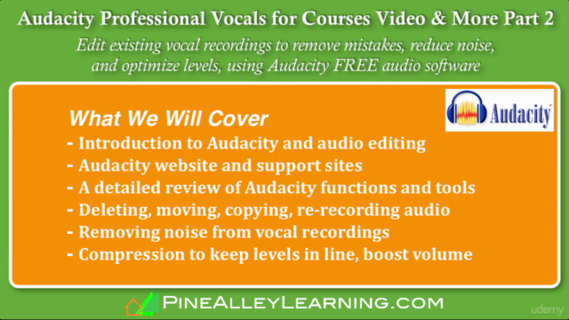 Audacity Professional Vocals for Courses Video & More Part 2 – Screenshot 3