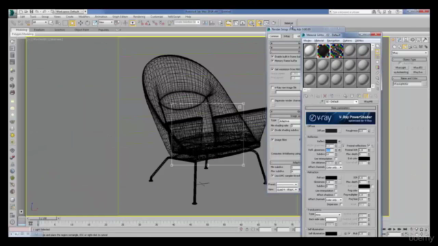 3ds max and Vray advanced course. Furniture modeling. - Screenshot_03